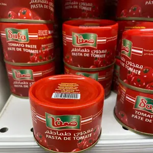 Good Price Easy/Hard Open Canned Tomato Tomato Paste Factory In Bulk Cheap Price