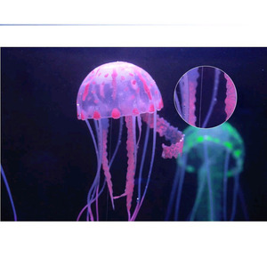 Décoration de méduse simulée non toxique pour aquarium flottant ornement de méduse artificielle vive - Product Image 4