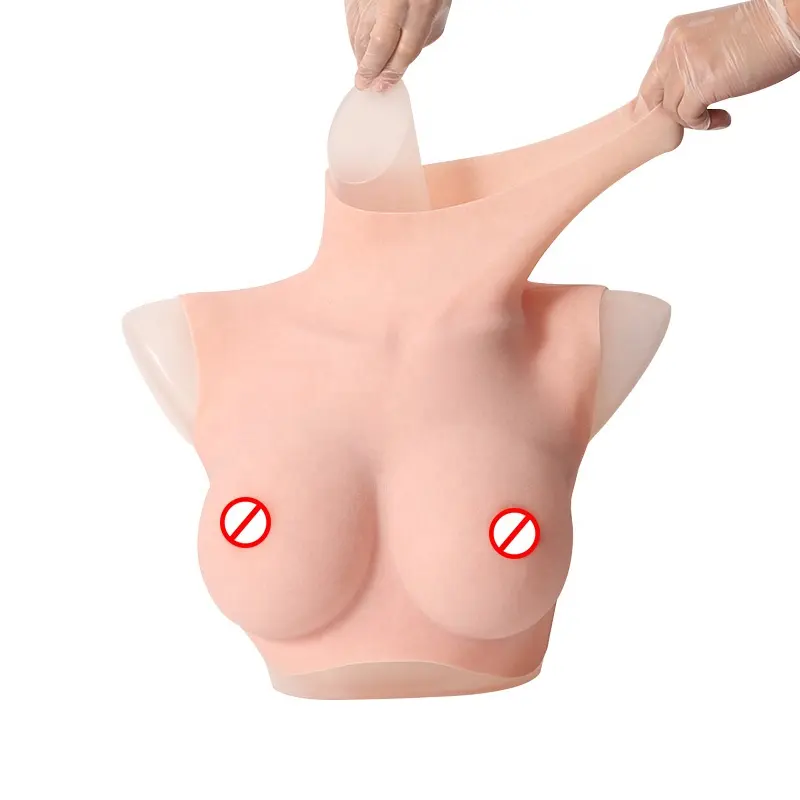 الثدي الاصطناعي سيليكون واقعية Crossdresser شكل الثدي