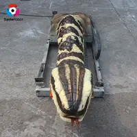 Lifelike Moving Simulation Realistic Animatronic Snake with Track