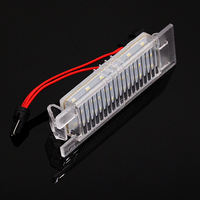Eclairage de plaque d'immatriculation à LED pour Opel Zafira B Astra H Corsa D Insignia Tigra-B Built-in Canbus controller