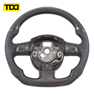 Volante de Fibra de Carbono Real TDD Compatible con Audi A5, A6L, A7, Q3, Q5, Q7, TT, R8 - Product Image 2