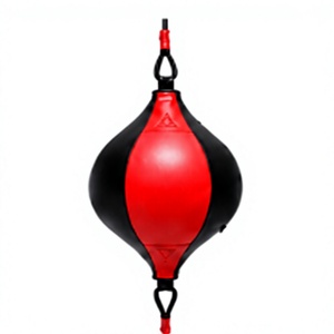 HAWK SPORTS INDUSTRIES - Saco de Boxeo de Doble Extremo con Cuerda de PU para Entrenamiento de Reacción, de Suelo a Techo, para Práctica en Casa o Gimnasio - Product Image 1