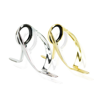 Anillas de guía de doble patilla de acero inoxidable de alta resistencia para cañas de pescar, para la construcción de cañas de pesca en agua salada y pesca en barco oceánico - Product Image 1