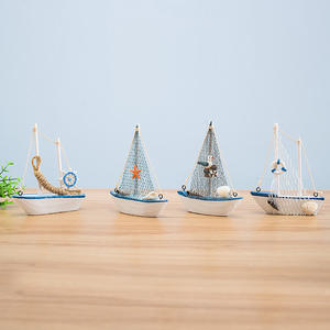 Modèle de <span class=keywords><strong>bateau</strong></span> en bois Style méditerranéen artisanat nautique HYG01 Kit de modèle de <span class=keywords><strong>bateau</strong></span> de décor à la maison écologique - Product Image 2