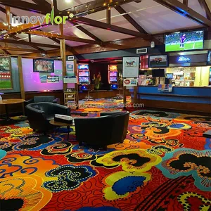Luxury Quality Modern Style 4 m Width Machine Made Carpet 80%Wool 20% Nylon Hotel Casino Carpet
