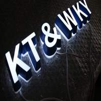 Lettres lumineuses 3D LED personnalisées pour logo de marque d'entreprise - Utilisation au bureau et pour les mariages, contrôle par application, étanches IP65