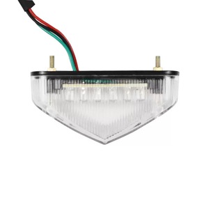 Luz Trasera LED Modificada para Motocicletas, Luz de Freno para Vehículos Todoterreno con Luz de Señal de Advertencia, Producto para Sistemas de Carrocería - Product Image 2