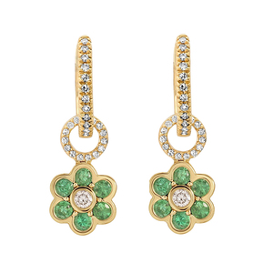 Pendientes de Aro Huggie con Ojo Turco de Gemnel, Aros de Cartílago con Dijes de Plata de Ley 925 para Mujer - Product Image 5