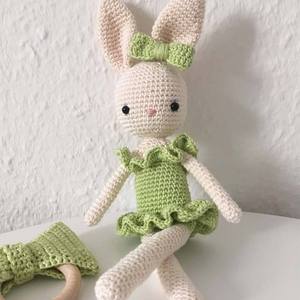 Tùy chỉnh Crochet <span class=keywords><strong>Bunny</strong></span> đồ chơi dễ thương bé Quà Tặng dệt kim thỏ búp bê Crochet <span class=keywords><strong>Bunny</strong></span> búp bê dễ thương <span class=keywords><strong>Bunny</strong></span> Nursery đồ chơi Amigurumi nhồi bông đồ chơi - Product Image 5
