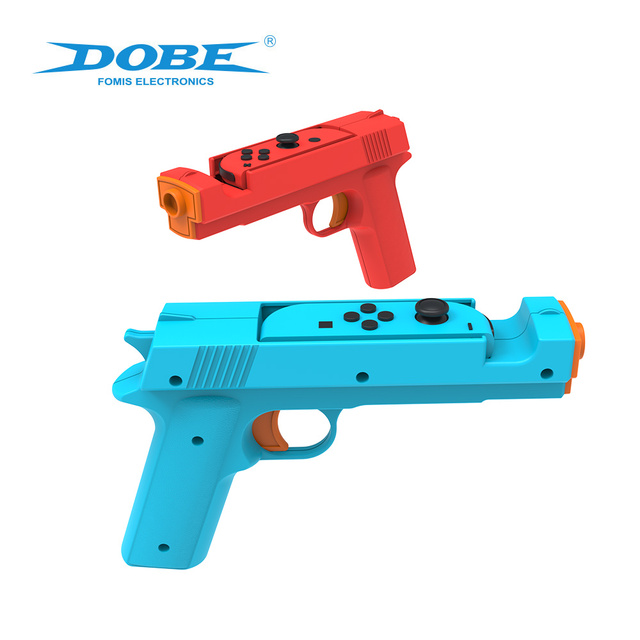 DOBE Game Console Accessories Pistol Grip Twin-Pack Shooting Game Gun for Nintendo Switch OLED Joycon Controller