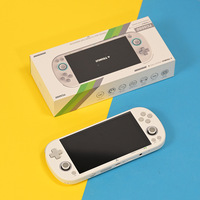 Consola de Videojuegos Portátil Trimui Smart Pro S, Pantalla de 4.96 Pulgadas, Reproductor de Juegos Retro Clásico, Control con Joystick, Caja de Regalo para Niños