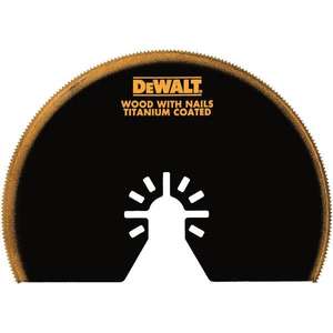 Cuchilla segmentada DeWalt de 120 mm para cortar madera, recubierta de titanio, para herramientas oscilantes - Product Image 1