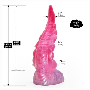 NNSX Curve Octopus <b>Dildo</b> With Suction Cup for G-spot Pointed Head Fantasy Animal Penis for Gay Women Adult Sex Toys Shop - Product Image 6