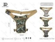 Borsa da gamba mimetica in tela da uomo con tasche con cerniera per uso esterno - Product Image 3