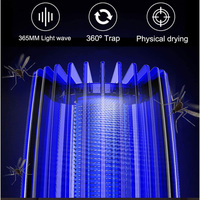 ABS Rechargeable Portable Mosquito Killer Fly Trap Electric Mosquito Killer Lampnight Light pour une utilisation intérieure et extérieure
