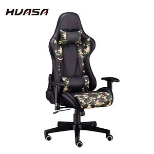Venda quente de couro de alta qualidade Escritório Engrenagem Mesa giratória Altura ajustável com braços estofados Preto Gaming <span class=keywords><strong>Chair</strong></span> - Product Image 4