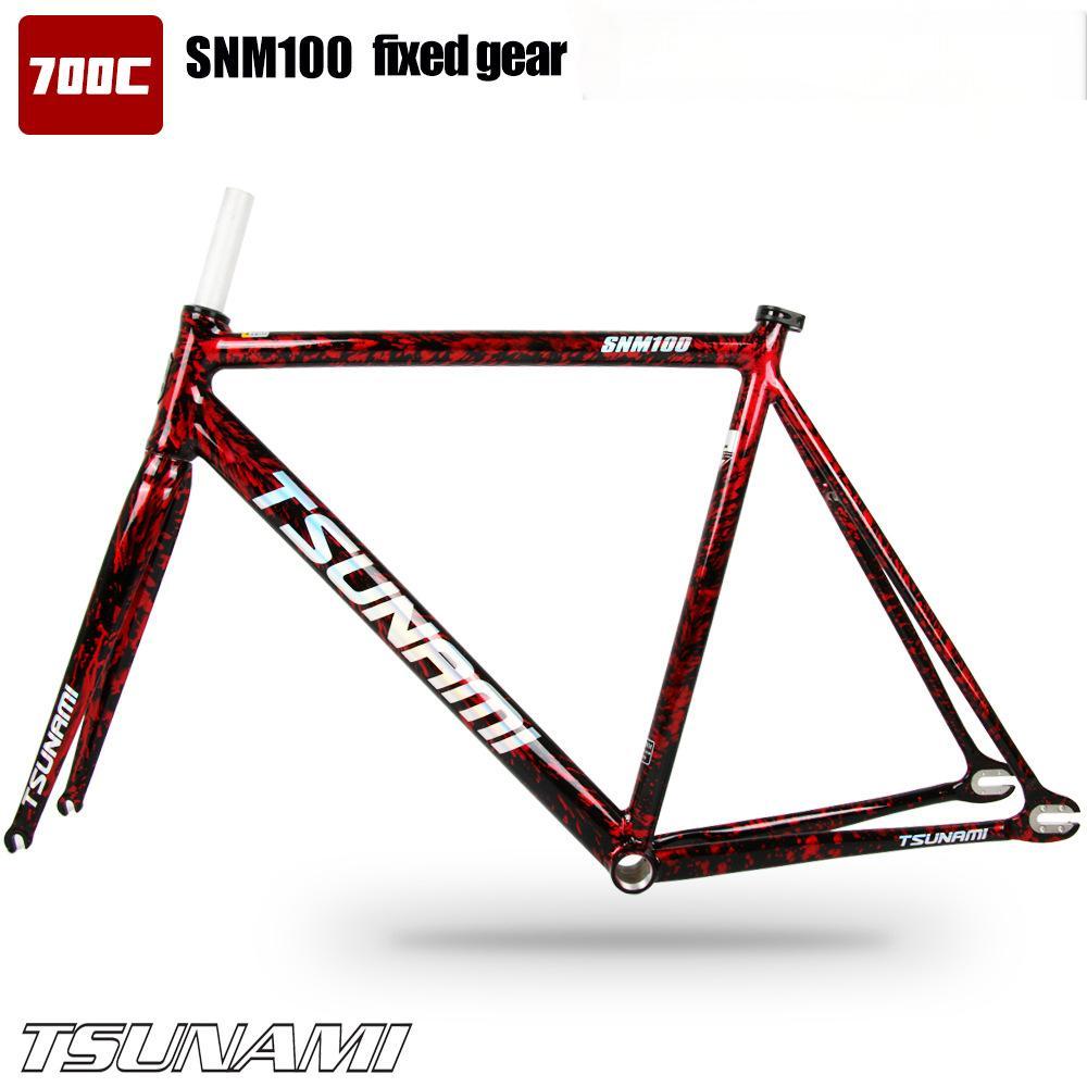 2025 TSUNAMI SNM100 Aluminum Alloy Fixed Gear Track Bike Frame