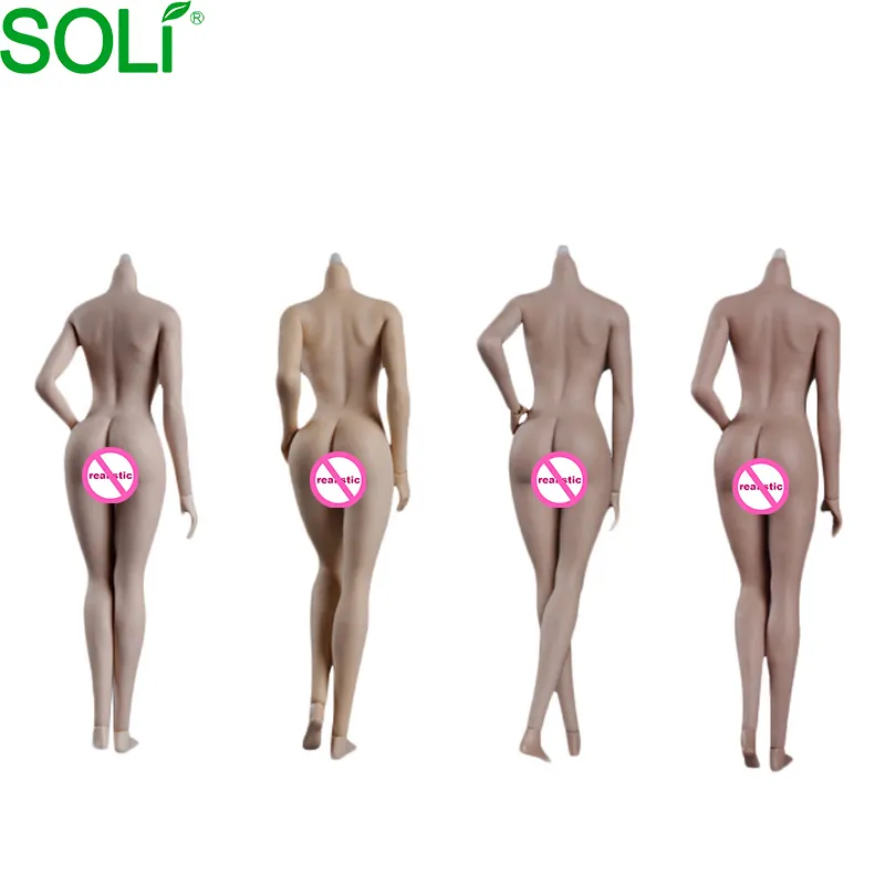 Tan Skin Big Bust Nude Weiblicher Körper Nahtlose Action figur im Maßstab 1/6 Sammlerstücke Spielzeug