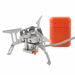Encendedor de Gas de 3 Quemadores para Barbacoa, <span class=keywords><strong>Camping</strong></span> y Emergencias - Kit de Supervivencia a Prueba de Viento, Accesorios para Estufas de <span class=keywords><strong>Camping</strong></span>, Réchaud a Gas - Product Image 1