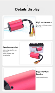 Motor BLDC Impermeable Serie 2838/2845/2847, Motor sin Escobillas de Alta Velocidad de 300W para Auto RC, Barco RC, Dron FPV - Product Image 5