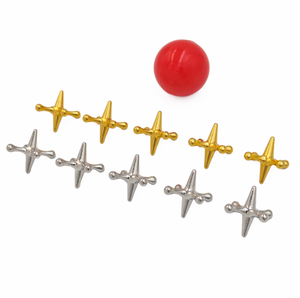 <span class=keywords><strong>Juego</strong></span> de Pelotas Metálicas Clásico Jax Set, <span class=keywords><strong>Juego</strong></span> Retro de Coordinación Mano-Ojo, Juguete Nostálgico de la Vieja Escuela para Niñas y Niños, Colorido - Product Image 1
