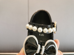 Chaussures de fête pour bébé fille, semelle souple, bout carré, chaussures de princesse, 0-3 ans - Product Image 6