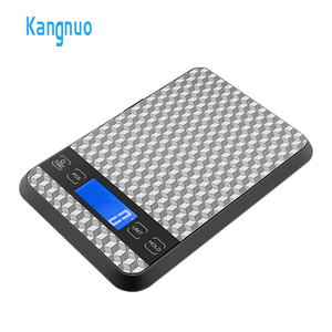 เครื่องชั่งอาหารดิจิตอลแบบดิจิตอล หน้าจอ LCD ความละเอียดสูง รับน้ำหนักได้ 15 กก. โครงสร้างสเตนเลสสตีลบางเฉียบ สำหรับทำขนม ทำอาหาร ใช้ในบ้าน - Product Image 1