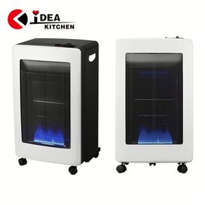 Chauffage au gaz portable 4.2 kW Chauffage de pièce mobile infrarouge à flamme bleue pour usage domestique pour salle de bain chambre salon - Product Image 2