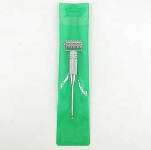 Ridoki Herramienta de Reflexología Facial Derma Roller con resorte auricular oreja acupuntura sonda aguja masaje rodillo PLA embalaje - Product Image 6