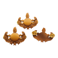 Épinglette personnalisée en métal 3D Aile d'Aigle, finition argent brillant, pour veste, chapeau, sac – Collection d'épinglettes ailes