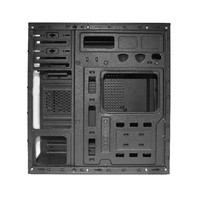 Nouvelle Arrivée JNP Boîtier PC Mid-Tower avec Alimentation et Ventilateurs de Refroidissement Mesh Matx pour Ordinateur de Bureau à Domicile ou au Bureau