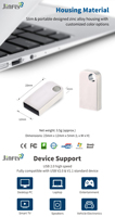 Clé USB JINFLY 128 Go/64 Go/32 Go/16 Go USB 3.0/2.0 haute vitesse en métal avec logo personnalisé et garantie de 3 ans