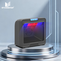 Escáner de Código de Barras Integrado USB GTCODESTAR, Escáneres Omnidireccionales de Imagen 2D, Lector de Código de Barras con Cable 1D, Escáner de Código de Barras QR de Escritorio