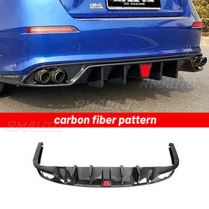 Pour Honda Civic 11e génération 2022 Silencieux 4 sorties Embout d'échappement Diffuseur latéral arrière Spoiler de pare-chocs Répartiteur de tuyau d'échappement JDM - Product Image 6