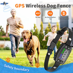 3 Warn modi Beep Vibration Shock GPS Drahtloses elektrisches Hunde zaun halsband IPX7 Wasserdichtes Sicherheits system für den Außenbereich - Product Image 6