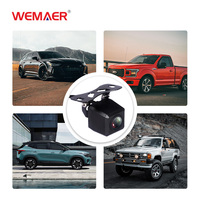 WEMAER Caméra de recul universelle étanche IP68 avec vision nocturne Caméra de recul pour voiture avec ligne de stationnement
