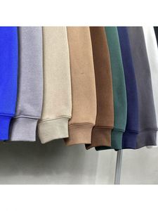 H5463 Fabricant de sweats à capuche, vente en gros, sweats à capuche personnalisés en coton mélangé 350 g/m², coupe ample, pour hommes et femmes, sweats à capuche surdimensionnés - Product Image 5