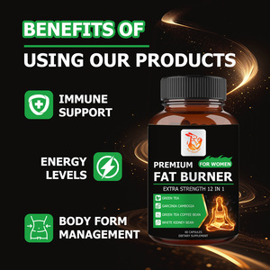 Cápsulas Quemagrasas Premium Más Vendidas con Té Verde, Granos de Café y Frijol Blanco, Favorecen el Estado de Ánimo, la Digestión y la Salud, Suplemento Dietético - Product Image 2