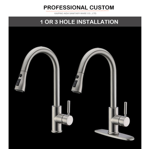 Grifo de cocina estilo rústico en oferta con rociador extraíble y cartucho cerámico, de un solo orificio y un solo manillar - Product Image 3