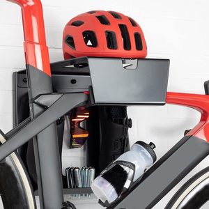 ציפוי אבקה שחור jh-mech 60lbs טעינת 4 מ "מ עובי עמיד פלדה אופניים קיר - Product Image 3