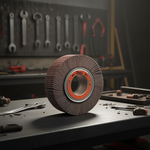 Ttake Flap <b>Wheel</b> Abrasive Cloth Corundum 200x50x54 Mm With Hole For <b>Grinding</b> - Product Image 3