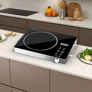 Fornello Elettrico a Infrarossi Domestico 110V-220V 3500W ad Alta Potenza con Doppia Zona e Doppio Controllo per Saltare in Padella e Hot Pot, Fornitura OEM - Product Image 1