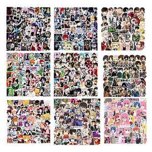 100 + Promotion 50 pièces en gros japon dessin animé Anime autocollant pour la maison planche à roulettes bagages ordinateur portable décoratif vinyle impression personnalisée - Product Image 4