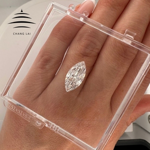 CHANG LAI Prices Labgrown Excellent Brilliant 4CT Vs1 Stone <strong>Large</strong> VS2 Marquise <strong>Lab</strong> Grown <strong>Diamond</strong> for Necklace - Product Image 3