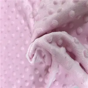 Fuji tex-tela polar Minky para manta de bebé, tejido de terciopelo de estrella de cinco puntas para Europa, novedad