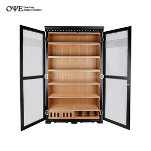 Humidor <span class=keywords><strong>de</strong></span> cigarros con acabado personalizado, <span class=keywords><strong>vitrina</strong></span> <span class=keywords><strong>de</strong></span> tienda <span class=keywords><strong>de</strong></span> humo <span class=keywords><strong>de</strong></span> madera <span class=keywords><strong>de</strong></span> <span class=keywords><strong>cedro</strong></span> español - Product Image 3