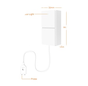 Sensor de fugas de agua inteligente Tuya de 433MHz, conectividad WiFi, Detector de desbordamiento de alerta de inundación para sistema de alarma de seguridad, Compatible inteligente - Product Image 1