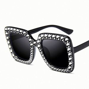 Lunettes de soleil surdimensionnées carrées UV400 pour hommes et femmes, style vintage, avec logo personnalisé, collection 2025 – Nouveauté très prisée - Product Image 5
