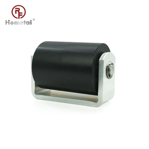 Rodillo Guía de Goma de 3 Pulgadas de Alta Resistencia Personalizado, Rueda Transportadora <span class=keywords><strong>para</strong></span> Puerta Corredera con Rodamientos, Directo de Fábrica - Product Image 3